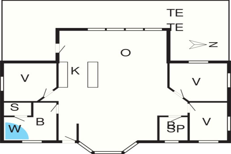 8 persoons vakantie huis in Hadsund-By Traum-Plattegrond