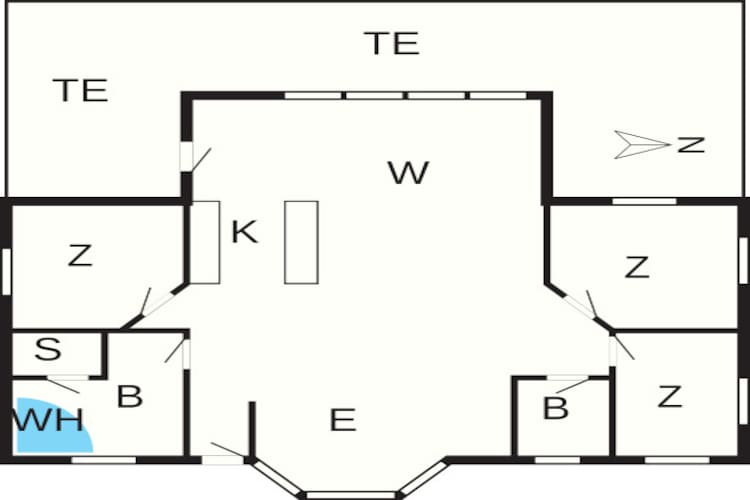 8 persoons vakantie huis in Hadsund-By Traum-Plattegrond