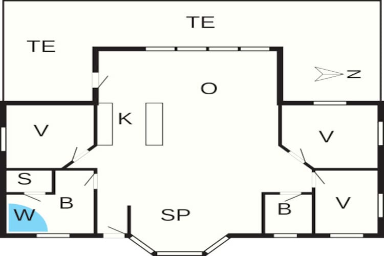 8 persoons vakantie huis in Hadsund-By Traum-Plattegrond
