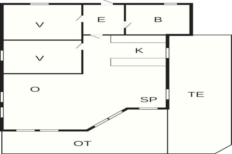 6 persoons vakantie huis in Rønde-By Traum-Plattegrond