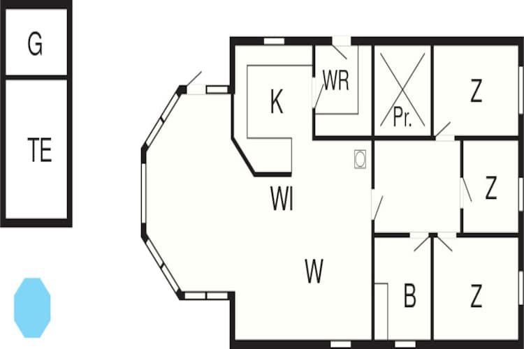 6 persoons vakantie huis in Hemmet-By Traum-Plattegrond