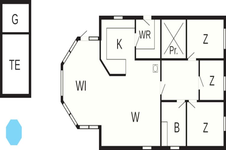 6 persoons vakantie huis in Hemmet-By Traum-Plattegrond