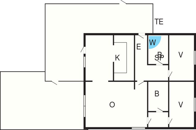 Gezellig strandhuis -- By Traum Ferienwohnungen-Plattegrond