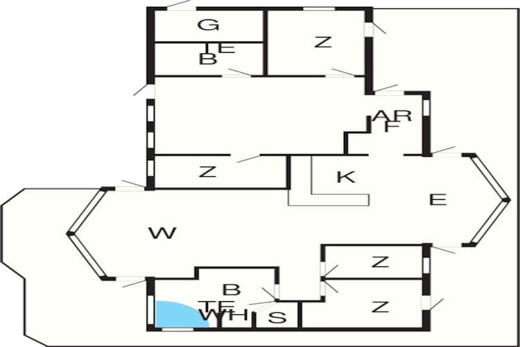 8 persoons vakantie huis in Løkken-By Traum-Plattegrond