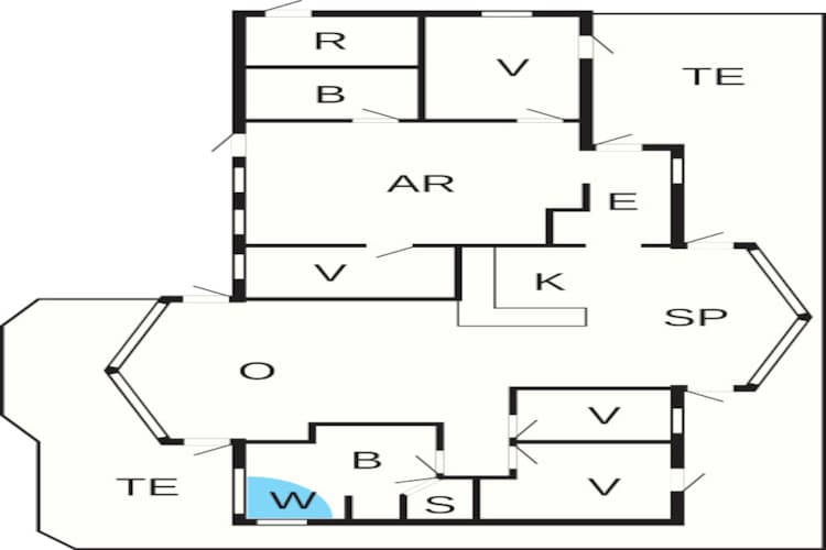 8 persoons vakantie huis in Løkken-By Traum-Plattegrond