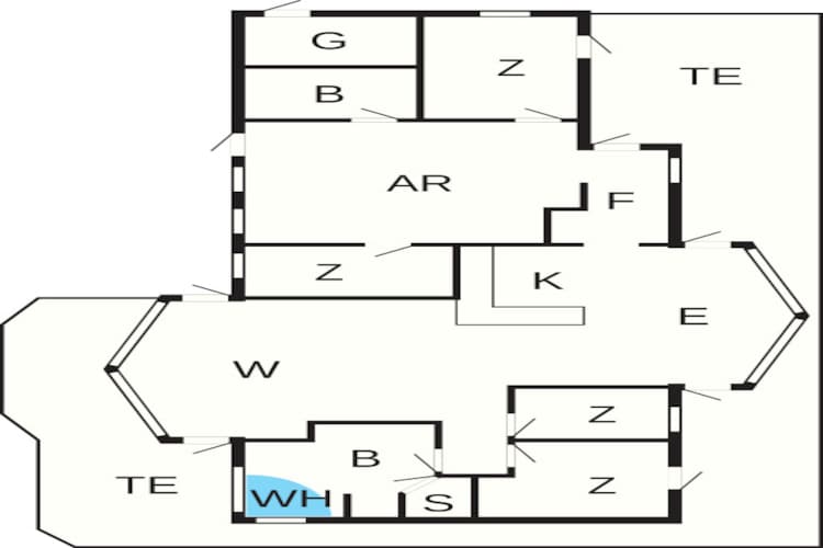 8 persoons vakantie huis in Løkken-By Traum - Plattegrond