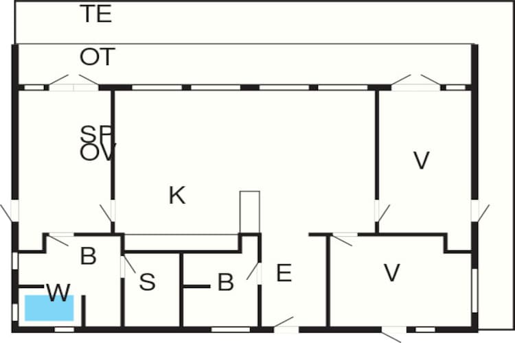 6 persoons vakantie huis in Brovst-By Traum-Plattegrond