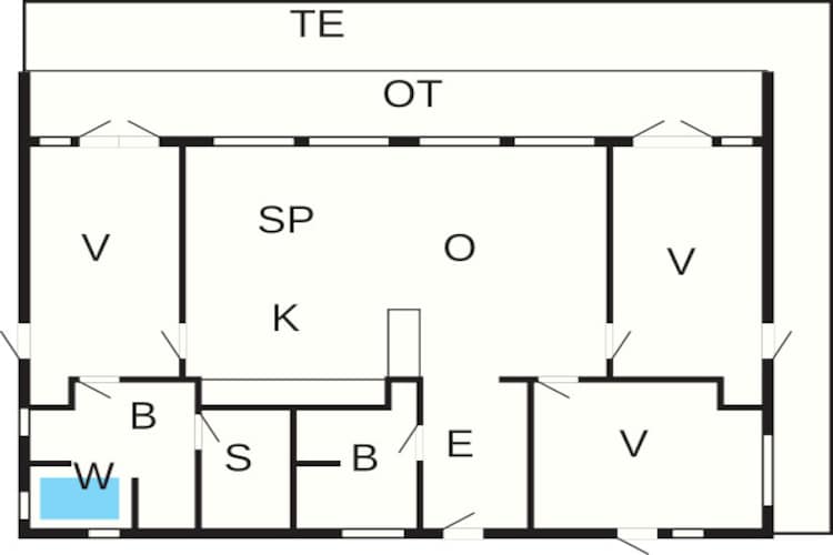 6 persoons vakantie huis in Brovst-By Traum-Plattegrond