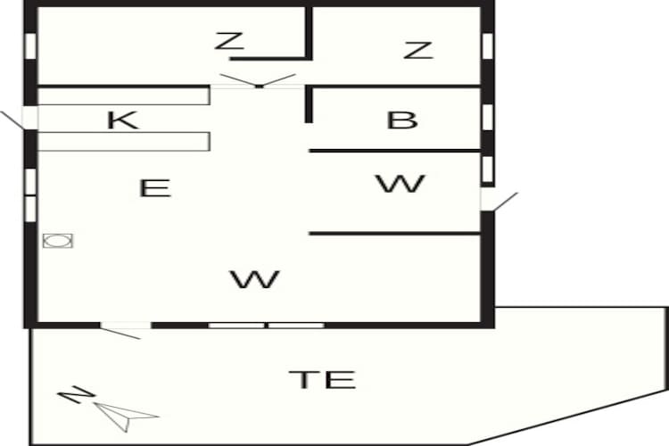 Gezellig huisje met open haard -- By Traum Ferienwohnungen-Plattegrond