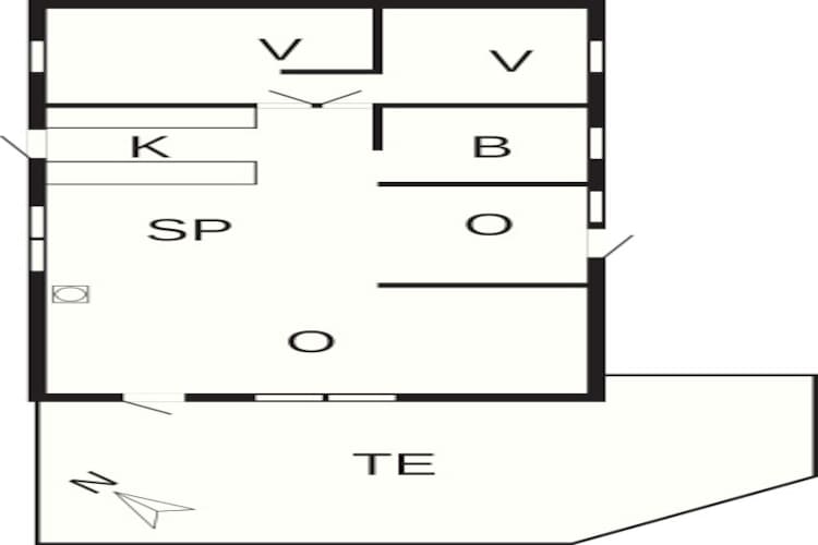 Gezellig huisje met open haard -- By Traum Ferienwohnungen - Plattegrond