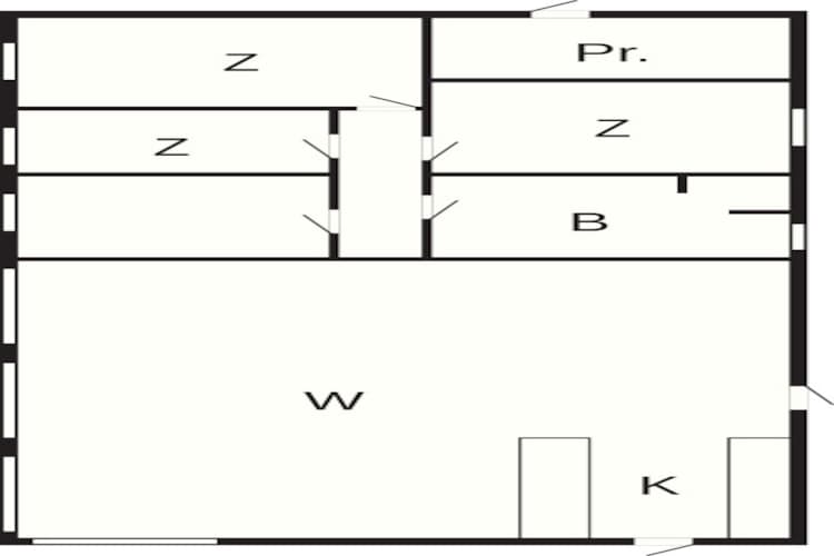 Afgelegen strandvakantie -- By Traum Ferienwohnungen-Plattegrond