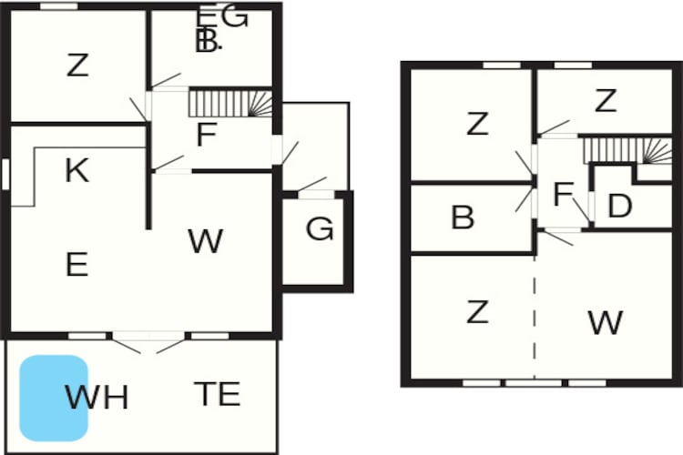 6 person holiday home in Gursken-By Traum-Floor plan