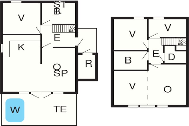 6 person holiday home in Gursken-By Traum-Floor plan
