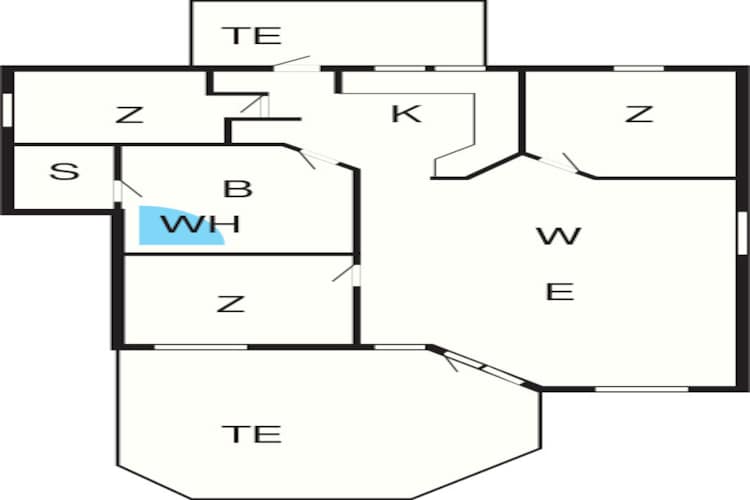 6 persoons vakantie huis in Hadsund-By Traum-Plattegrond