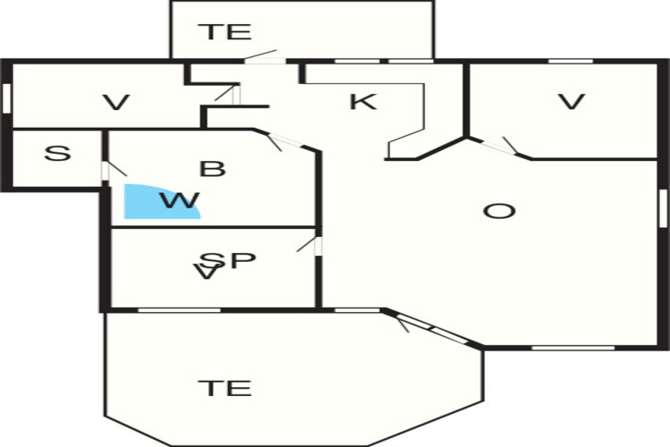 6 persoons vakantie huis in Hadsund-By Traum-Plattegrond