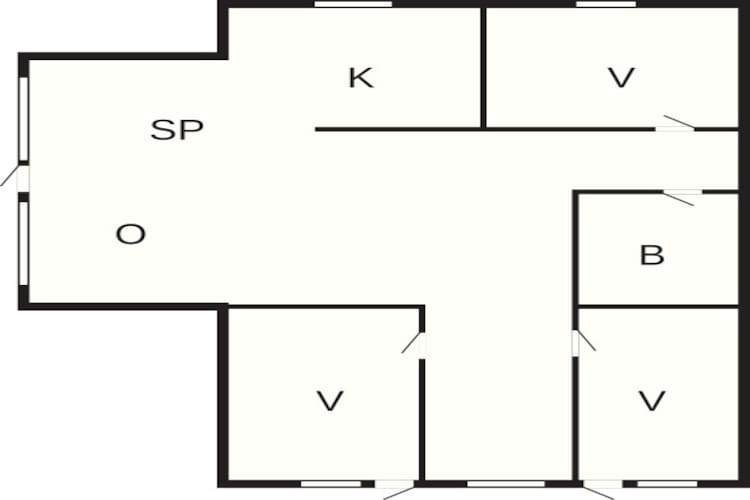 6 persoons vakantie huis in Toftlund-By Traum - Plattegrond