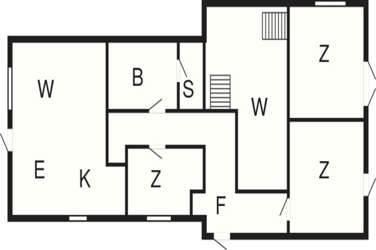 6 persoons vakantie huis in Bjert-By Traum-Plattegrond
