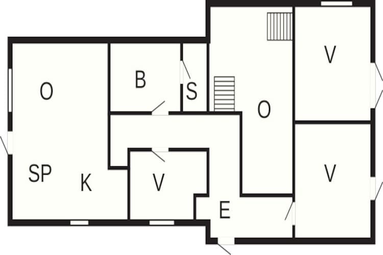 6 persoons vakantie huis in Bjert-By Traum-Plattegrond
