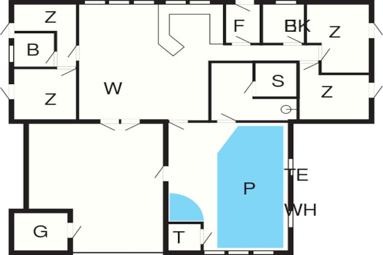 10 persoons vakantie huis in Ulfborg-By Traum-Plattegrond