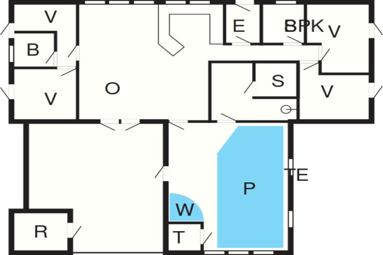 10 persoons vakantie huis in Ulfborg-By Traum-Plattegrond