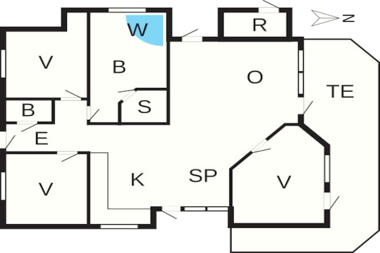 8 persoons vakantie huis in Ulfborg-By Traum - Plattegrond