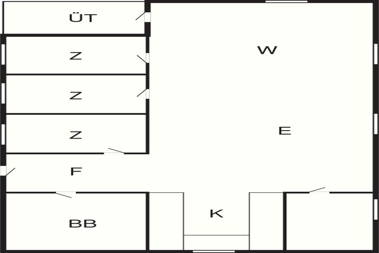 4 persoons vakantie huis in Børkop-By Traum-Plattegrond