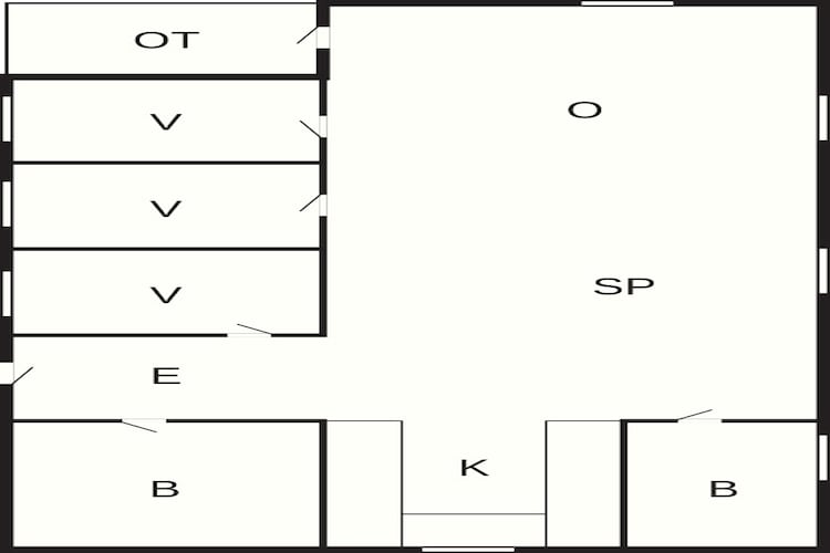Maison de vacances pour 4 a Børkop-By Traum-Plan