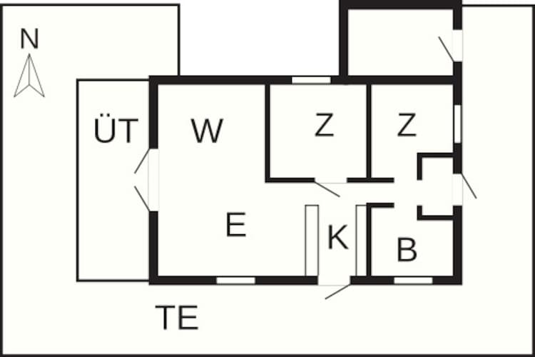 Kust ontsnapping in Ho -- By Traum Ferienwohnungen-Plattegrond