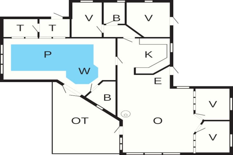 Maison de vacances pour 8 a Græsted-By Traum - Plan