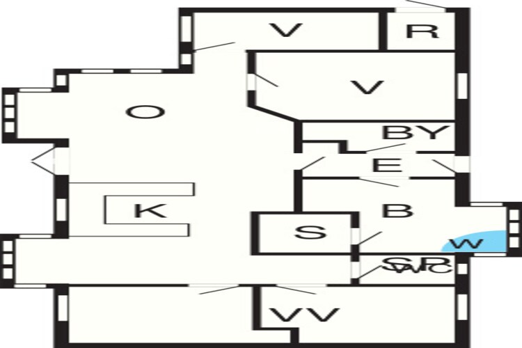 Modern cederhuis nabij strand -- By Traum Ferienwohnungen-Plattegrond