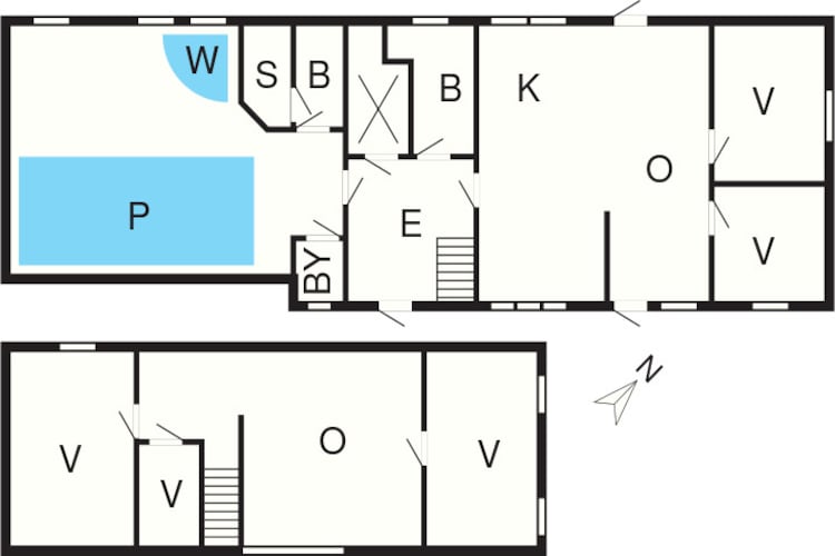16 person holiday home in Thyholm-Floor plan