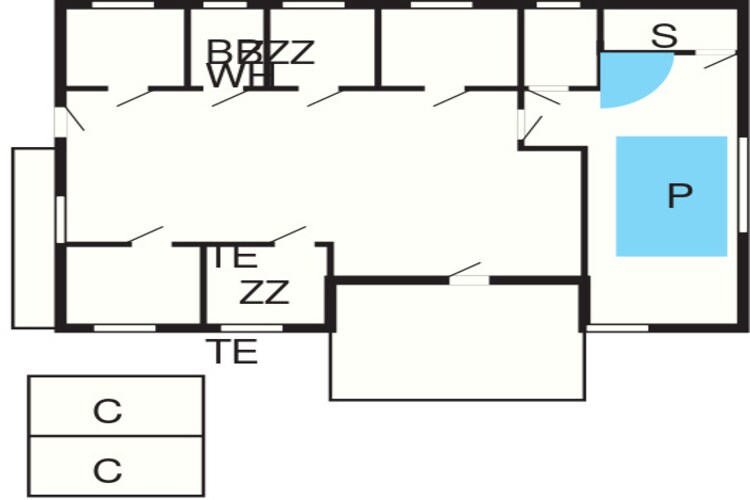 Luxe zwembadhuis bij zee -- By Traum Ferienwohnungen-Plattegrond