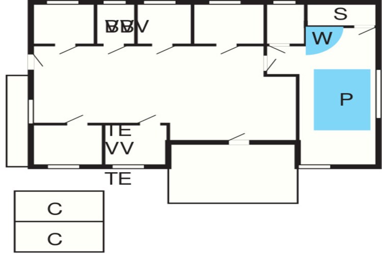 Luxe zwembadhuis bij zee -- By Traum Ferienwohnungen-Plattegrond