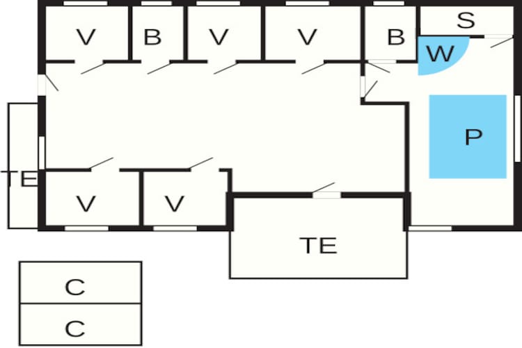 Luxe zwembadhuis bij zee -- By Traum Ferienwohnungen-Plattegrond