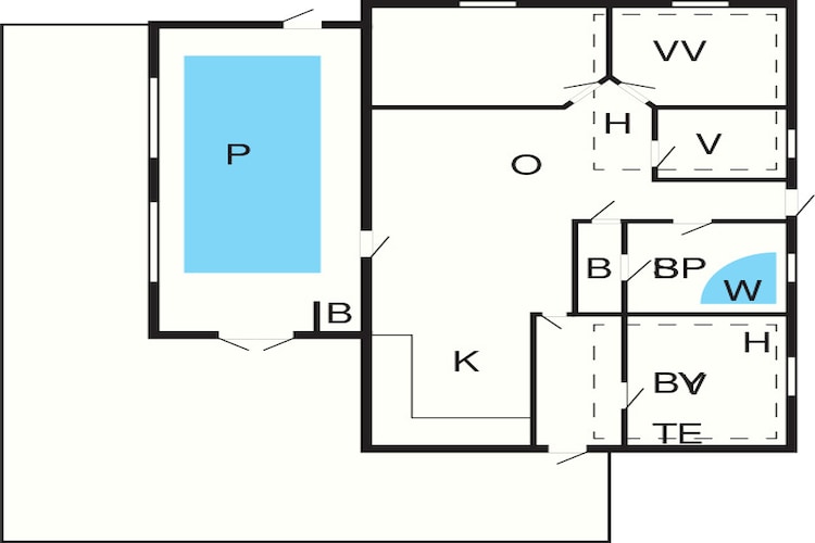 12 Personen Ferienhaus in Egå-By Traum-Grundriss