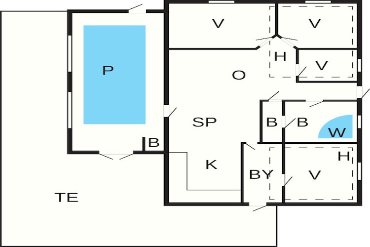12 persoons vakantie huis in Egå-By Traum - Plattegrond