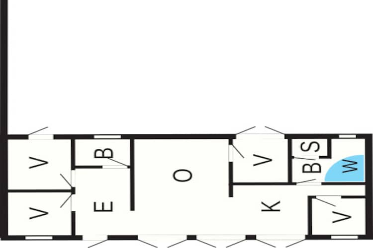 Schilderachtig toevluchtsoord in Boddum - Plattegrond