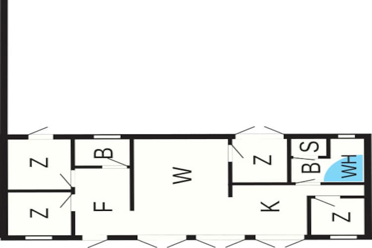Schilderachtig toevluchtsoord in Boddum - Plattegrond
