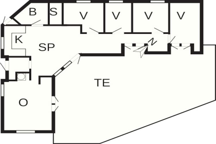 8 persoons vakantie huis in Vejers Strand-By Traum-Plattegrond