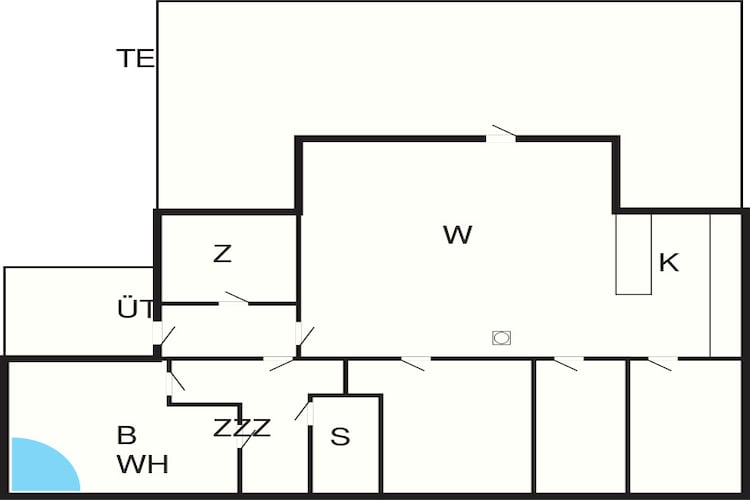 Rustig toevluchtsoord Skovmose -- By Traum Ferienwohnungen-Plattegrond