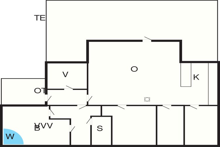 Rustig toevluchtsoord Skovmose -- By Traum Ferienwohnungen-Plattegrond