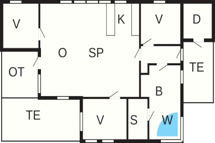 8 persoons vakantie huis in Ålbæk-By Traum - Plattegrond
