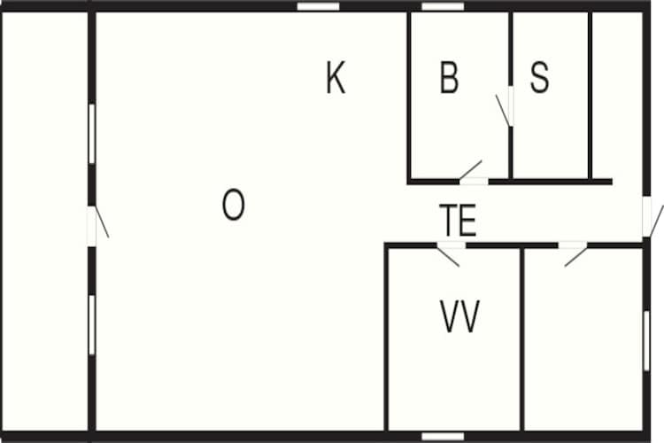 6 persoons vakantie huis in Ringkøbing-Plattegrond