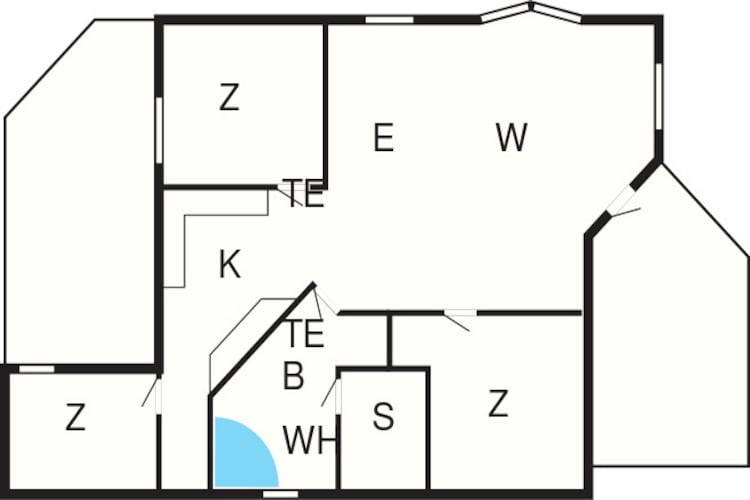 6 persoons vakantie huis in Rudkøbing-By Traum-Plattegrond