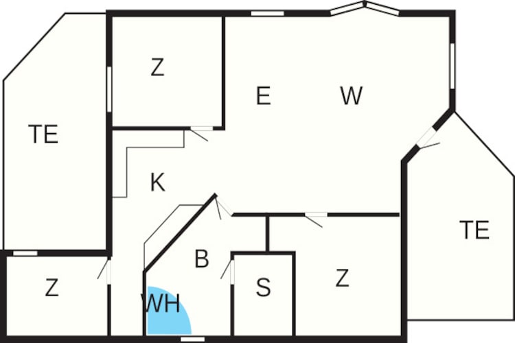 6 persoons vakantie huis in Rudkøbing-By Traum-Plattegrond