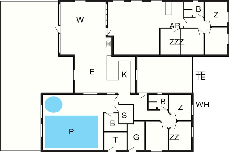 18 person holiday home in Tranekær-Floor plan
