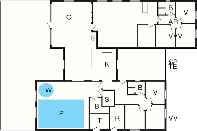 18 person holiday home in Tranekær-Floor plan