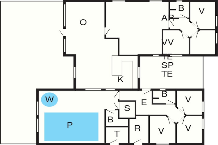 16 person holiday home in Nordborg-Floor plan