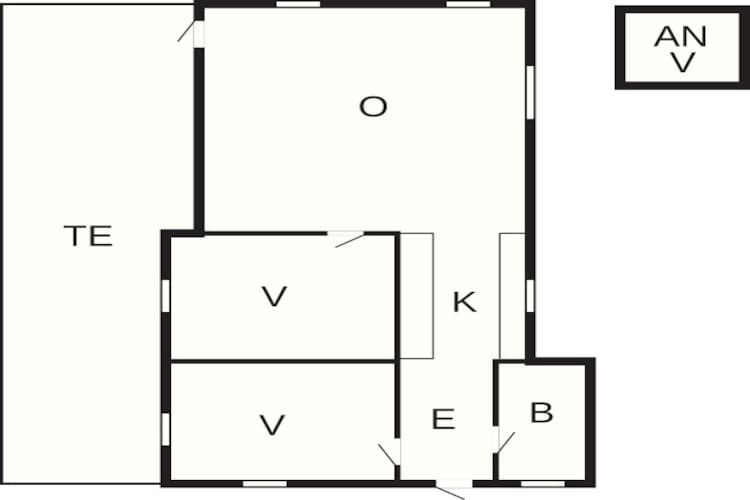 6 persoons vakantie huis in Væggerløse-By Traum-Plattegrond