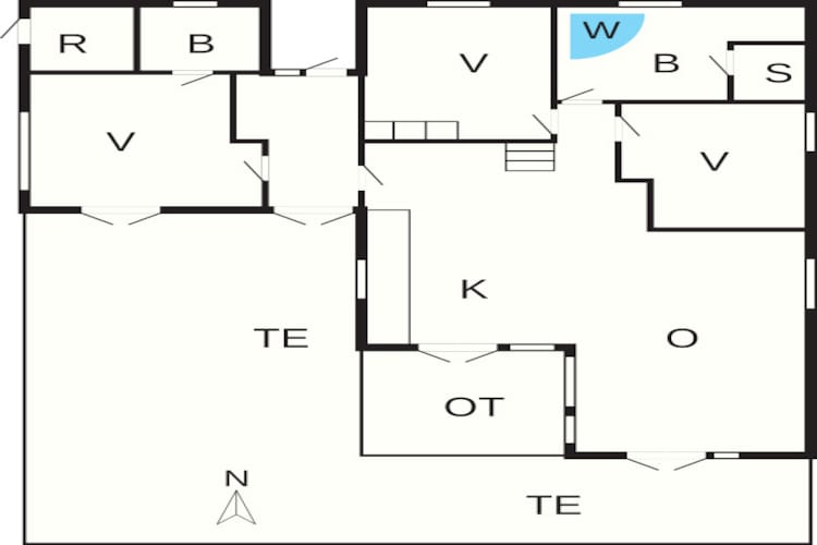 10 persoons vakantie huis in Nysted-By Traum-Plattegrond